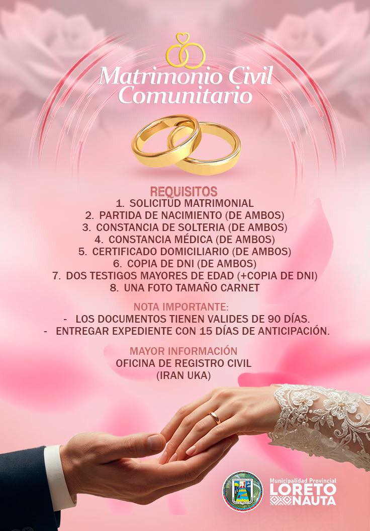Matrimonio Civil Comunitario