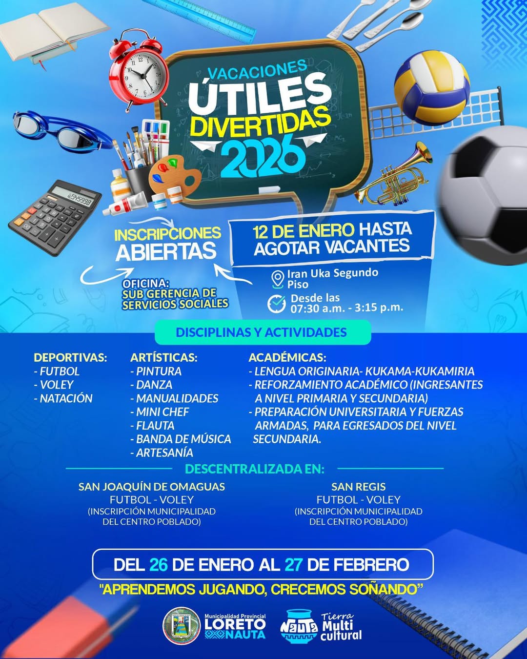 Vacaciones Utiles 2026